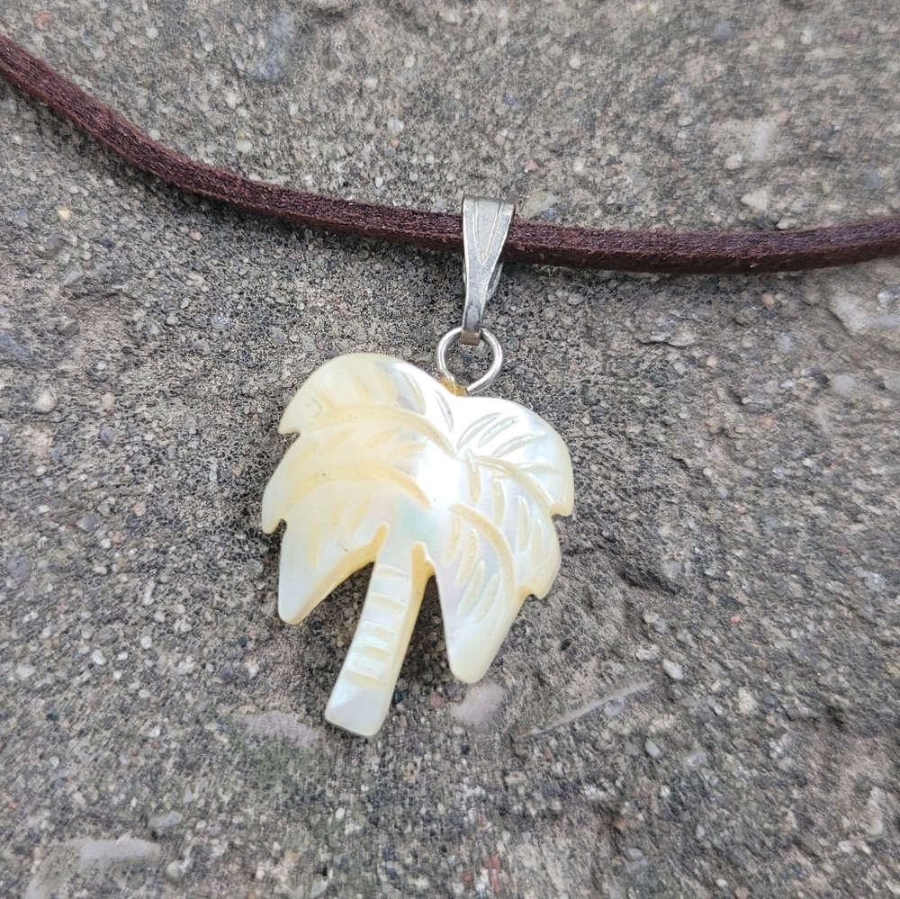 2 for $16! Palm Tree Choker Necklace
